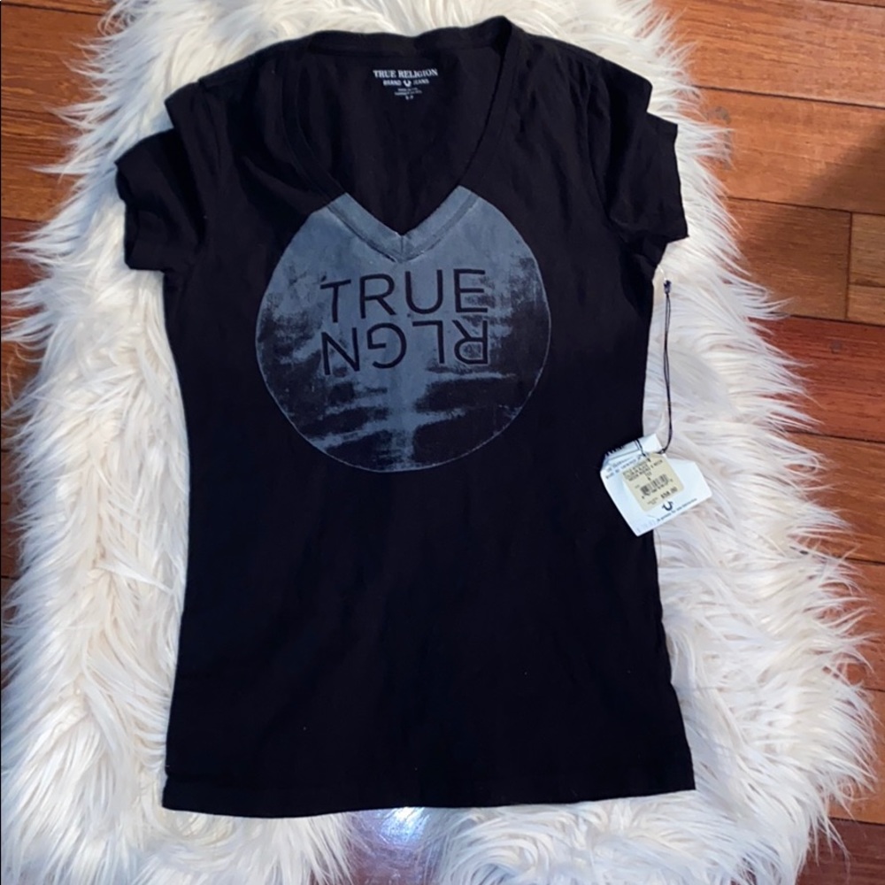 True Religion short sleeve v neck tee